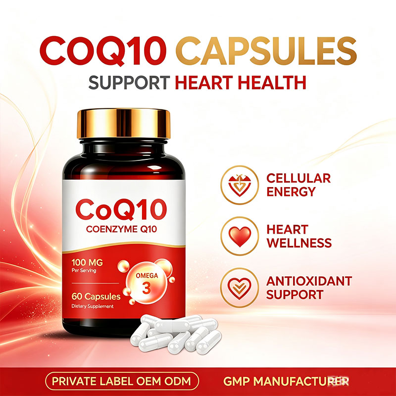 Coenzyme Q10 Capsules 200mg – Heart Health & Cellular Energy Support Supplement