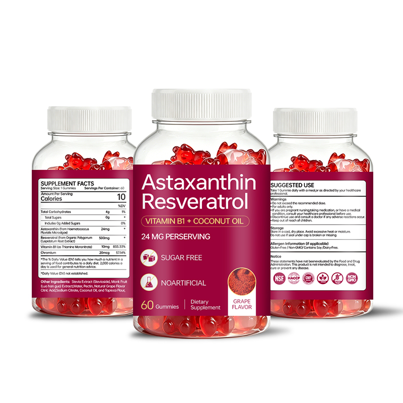 High‑volume high‑conversion google independent‑site supplement keywords cover astaxanthin resveratrol gummies, antioxidant gummies, skin support gummy supplement, resveratrol chewable gummies, cellular wellness gummies, vitamin B1 coconut oil infused gummies, daily antioxidant wellness gummies for adults.