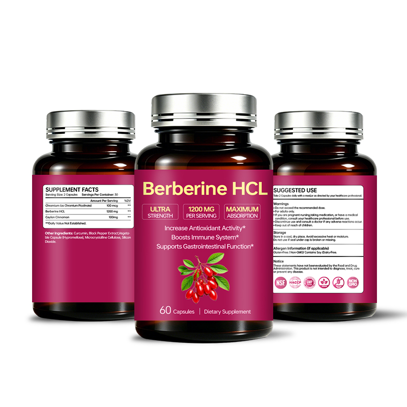 Berberine HCl Capsules with Ceylon Cinnamon and Chromium are formulated to support metabolic wellness, energy metabolism, nutritional balance and daily vitality for an active lifestyle.