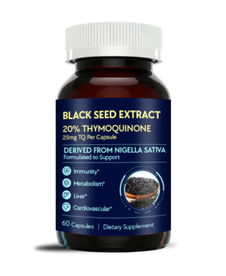 Black Seed Capsules featuring Nigella Sativa provide antioxidant protection while supporting immune wellness, metabolic balance, cardiovascular wellness and everyday vitality.
