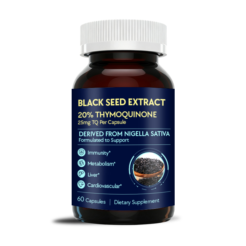 Black Seed Capsules featuring Nigella Sativa provide antioxidant protection while supporting immune wellness, metabolic balance, cardiovascular wellness and everyday vitality.