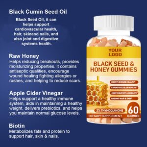 Black Seed Oil and Honey Gummies provide a delicious daily wellness formula designed to support immune health, antioxidant protection, active lifestyles and overall wellbeing.