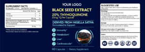 Black Seed Capsules featuring Nigella Sativa provide antioxidant protection while supporting immune wellness, metabolic balance, cardiovascular wellness and everyday vitality.