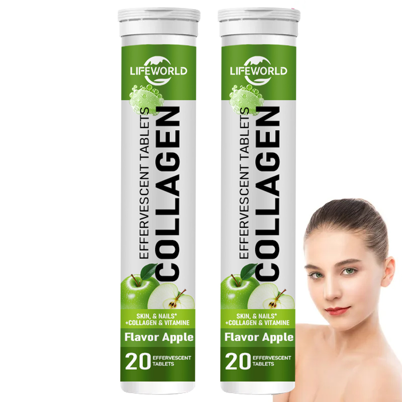 Collagen Effervescent Tablets with Collagen & Vitamins for Skin Hair & Nails