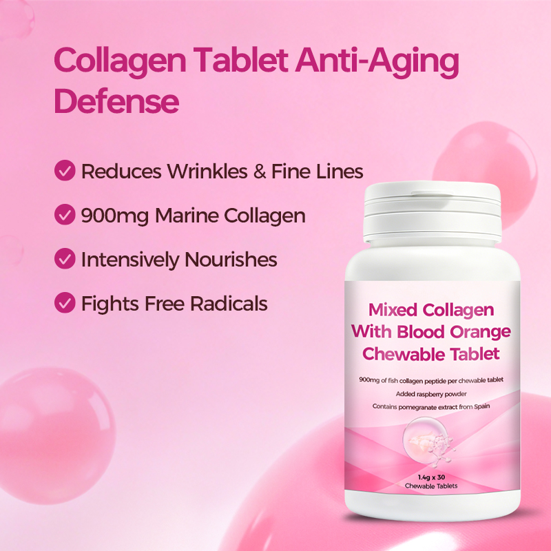 Blood Orange Collagen Chewable Tablets - Image 2