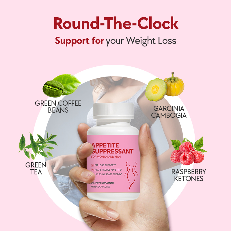 appetite suppressant weight loss capsules, green coffee bean garcinia cambogia supplement, green tea raspberry ketones weight pills, natural appetite control supplement, curb food cravings capsules, botanical metabolism support, healthy weight management wellness capsules