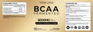 BCAA Powder 6000mg Per Serving with L-Leucine, L-Valine and L-Isoleucine helps support muscle recovery, exercise performance, endurance and active lifestyle goals.