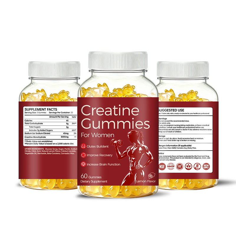 Creatine Monohydrate 3000mg Gummies With Sodium Citrate 45mg For Women - Image 2