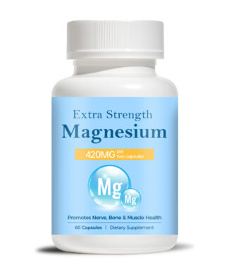 Extra Strength Magnesium Capsules 420mg Per Serving