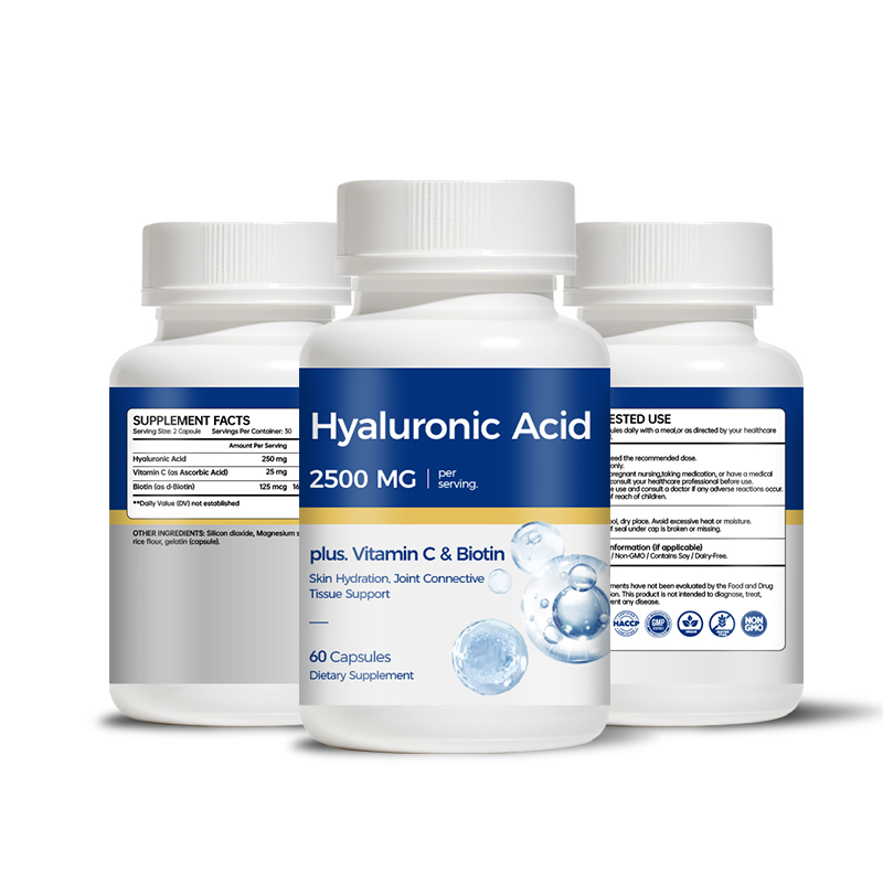 Hyaluronic Acid Plus Vitamin C Biotin Capsules 2500mg