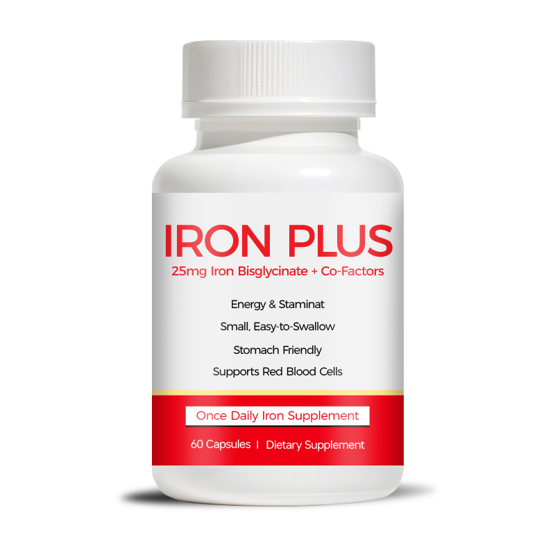Iron Plus 25mg Iron Bisglycinate Capsules