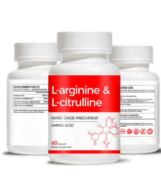 L-Arginine & L-Citrulline Capsules provide amino acid nutrition to support nitric oxide production, exercise performance, workout endurance, healthy circulation and active lifestyle wellness.