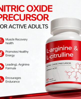 L-Arginine & L-Citrulline Capsules provide amino acid nutrition to support nitric oxide production, exercise performance, workout endurance, healthy circulation and active lifestyle wellness.