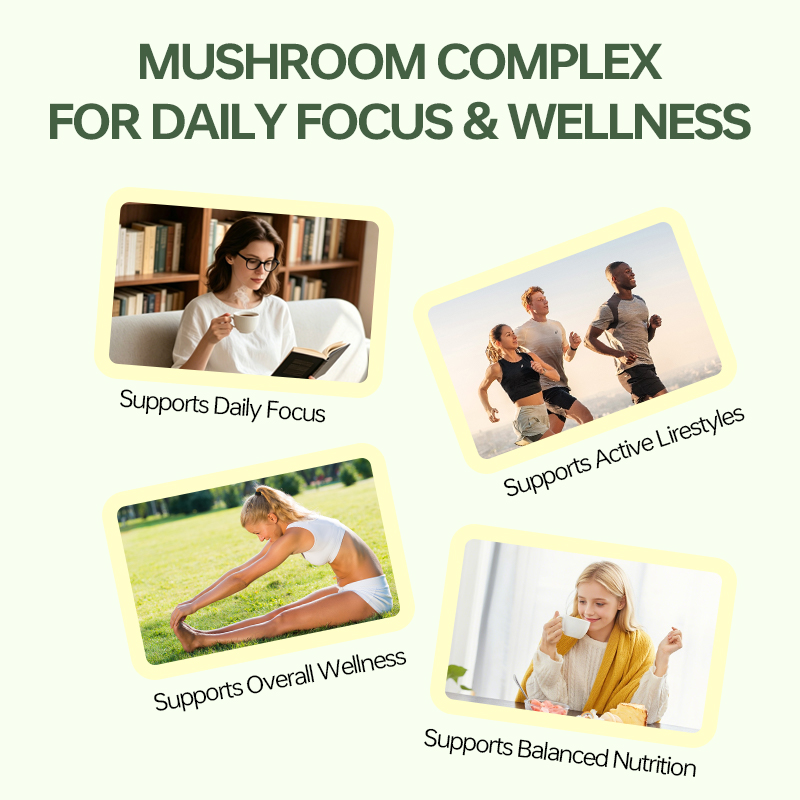 10 In 1 Mushroom Extract Capsules With Lion's Mane Reishi Cordyceps - Image 4