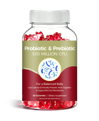 Probiotic Prebiotic Gummies for Gut Health