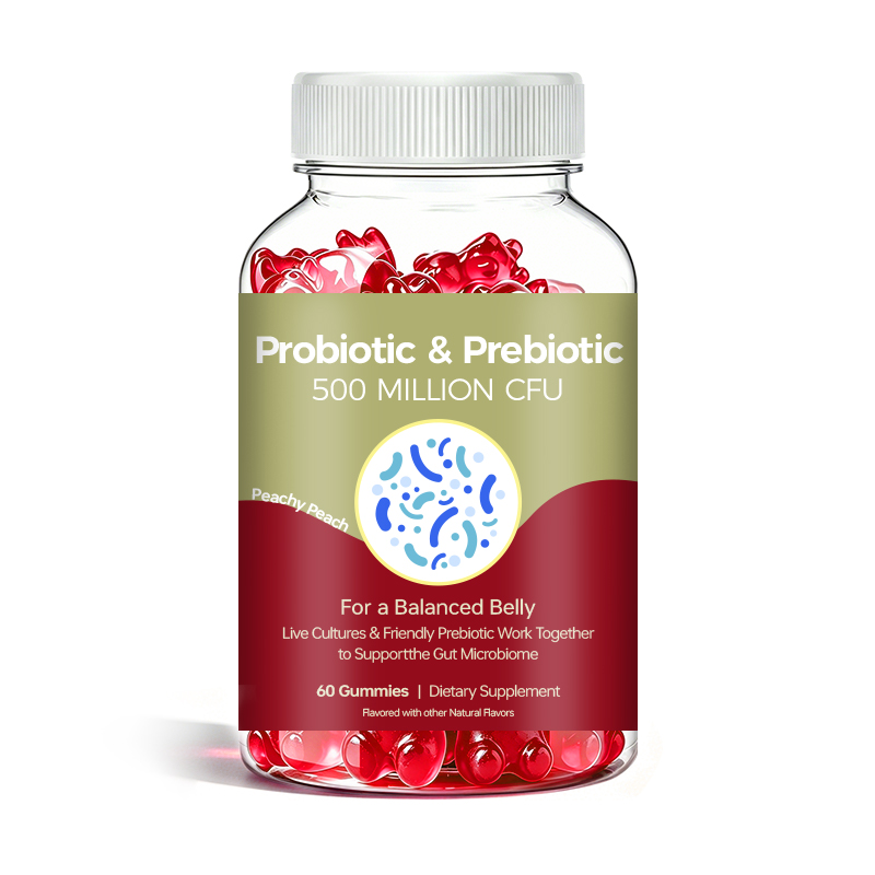 Probiotic Prebiotic Gummies for Gut Health