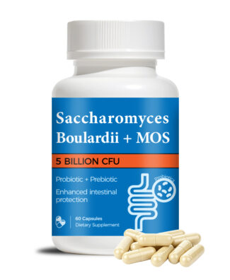 Saccharomyces Boulardii + MOS Capsules With 5 Billion CFU