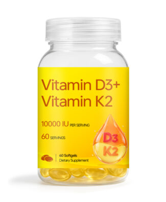 Vitamin D3 K2 10000 IU Per Serving Softgels