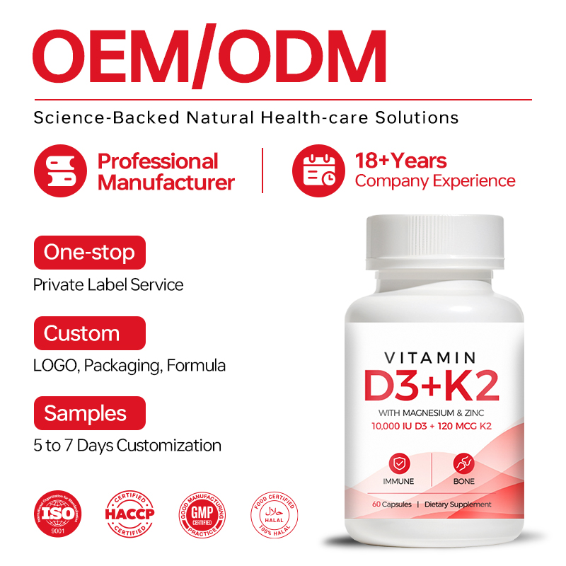 Vitamin D3 K2 Capsules with Magnesium & Zinc - Image 2