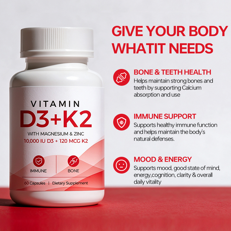 Vitamin D3 K2 Capsules with Magnesium & Zinc - Image 3