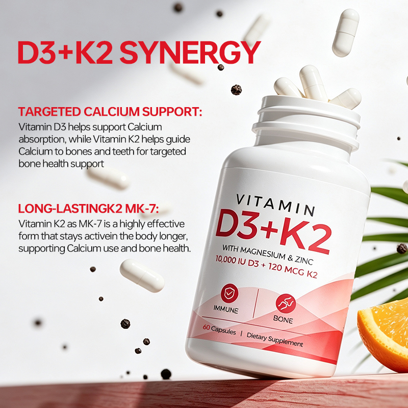 Vitamin D3 K2 Capsules with Magnesium & Zinc - Image 5