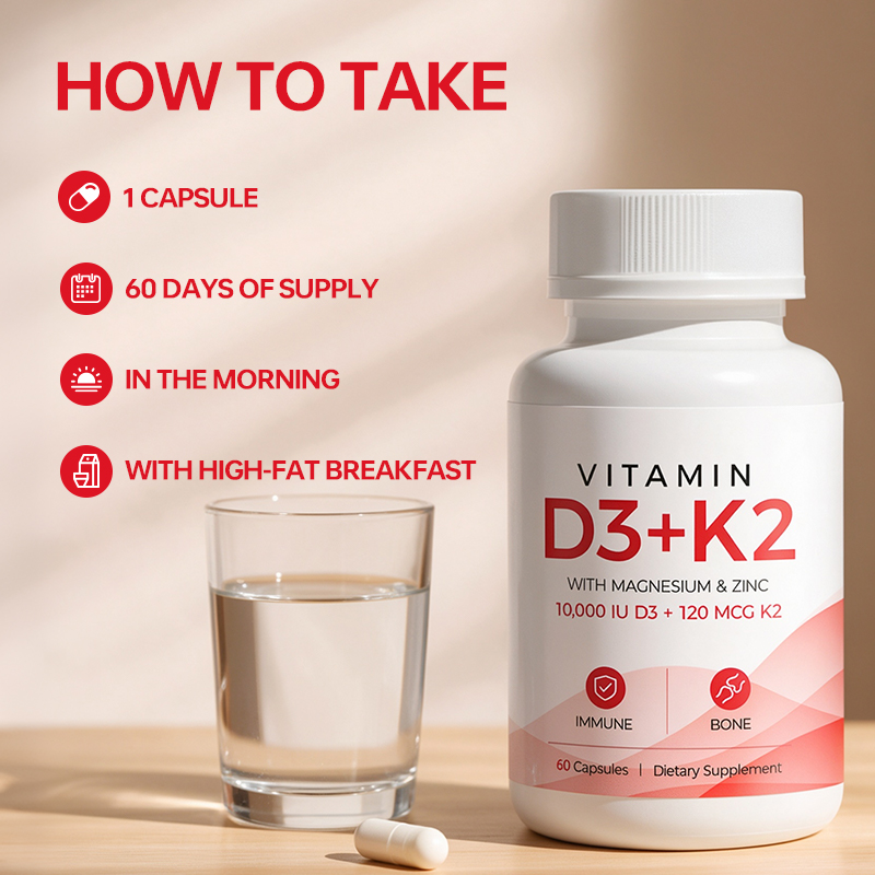 Vitamin D3 K2 Capsules with Magnesium & Zinc - Image 4