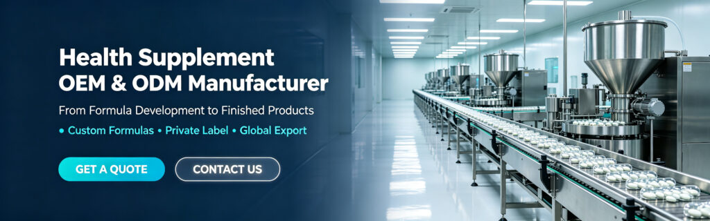 supplement manufacturer china
