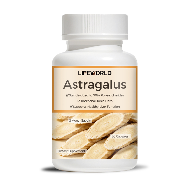 Astragalus Root Capsules are a botanical supplement featuring astragalus root in a convenient capsule format. Designed for supplement brands seeking plant-based ingredients for their product portfolios, this product offers a straightforward herbal supplement concept for daily wellness ranges. We support B2B buyers with private label and OEM/ODM project discussions, including product specification review, packaging customization, and label design support. Ingredient form, serving size, capsule count, and packaging options can be confirmed according to your project requirements. Contact our team to discuss your target market, preferred specifications, sample requirements, and private label options.