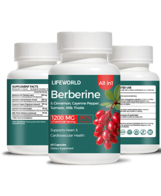 Berberine Capsules With Cinnamon Turmeric and Milk Thistle
