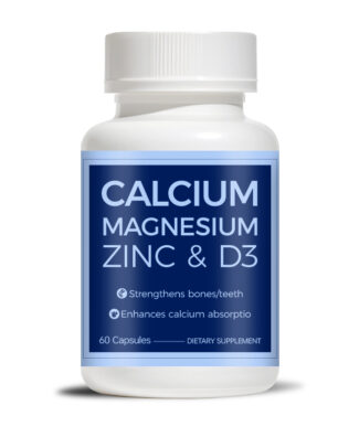 Calcium Magnesium Zinc Vitamin D3 600IU Capsules