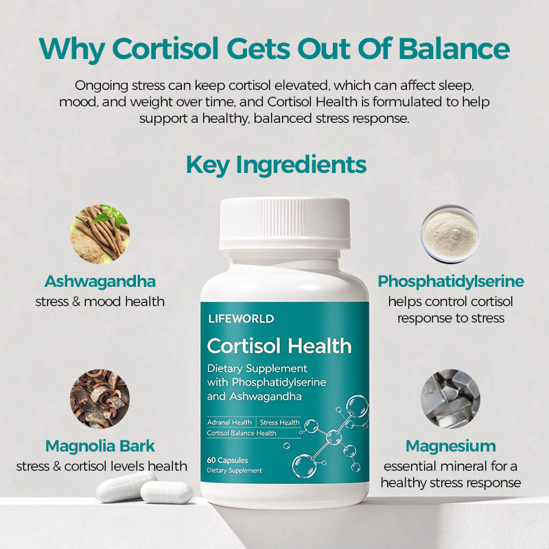 **Stress Support Capsules with Ashwagandha and Phosphatidylserine** Develop a differentiated daily wellness supplement with a combination of Ashwagandha and Phosphatidylserine. This capsule formula is designed for supplement brands exploring the stress support and relaxation wellness category. We support B2B customers looking for private label supplement solutions, with project discussions covering ingredient specifications, capsule format, packaging, and label customization. **B2B Service Options** - Private Label and OEM/ODM Project Support - Custom Packaging and Label Artwork - Ingredient Specification Review - Product Documentation Upon Availability - Bulk Supply and Quotation Based on Project Requirements Contact our team to discuss your target market, formula requirements, serving size, packaging preferences, and order quantity.