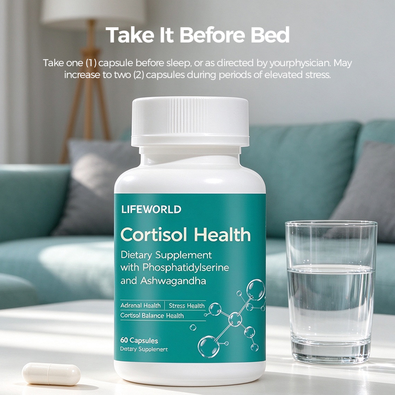 **Stress Support Capsules with Ashwagandha and Phosphatidylserine** Develop a differentiated daily wellness supplement with a combination of Ashwagandha and Phosphatidylserine. This capsule formula is designed for supplement brands exploring the stress support and relaxation wellness category. We support B2B customers looking for private label supplement solutions, with project discussions covering ingredient specifications, capsule format, packaging, and label customization. **B2B Service Options** - Private Label and OEM/ODM Project Support - Custom Packaging and Label Artwork - Ingredient Specification Review - Product Documentation Upon Availability - Bulk Supply and Quotation Based on Project Requirements Contact our team to discuss your target market, formula requirements, serving size, packaging preferences, and order quantity.