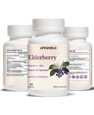 Elderberry Capsules With Vitamin C Zinc D3 and Quercetin Our Elderberry Capsules combine elderberry with vitamin C, zinc, vitamin D3, and quercetin in a convenient multi-ingredient supplement formula. Designed for supplement brands, importers, distributors, and wholesalers, this product offers a botanical and nutrient-based option for daily wellness product portfolios. The formula can be positioned around daily immune nutrition, subject to verified ingredient quantities and applicable market requirements. The final product specification should clearly identify the elderberry form, the amount of each active ingredient, and the serving size. We support B2B customers with OEM and ODM services, including product specification review, private label development, customized label artwork, and packaging options. Product Highlights Elderberry-based multi-ingredient formula With vitamin C, zinc, vitamin D3, and quercetin Convenient capsule dosage form Suitable for daily wellness supplement portfolios Private label and customized packaging options OEM and ODM support for B2B customers Contact our team to discuss ingredient specifications, serving size, packaging requirements, and a quotation tailored to your target market.