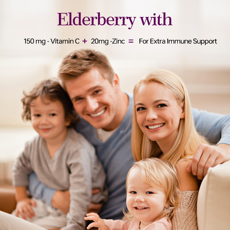 Elderberry Capsules With Vitamin C Zinc D3 and Quercetin Our Elderberry Capsules combine elderberry with vitamin C, zinc, vitamin D3, and quercetin in a convenient multi-ingredient supplement formula. Designed for supplement brands, importers, distributors, and wholesalers, this product offers a botanical and nutrient-based option for daily wellness product portfolios. The formula can be positioned around daily immune nutrition, subject to verified ingredient quantities and applicable market requirements. The final product specification should clearly identify the elderberry form, the amount of each active ingredient, and the serving size. We support B2B customers with OEM and ODM services, including product specification review, private label development, customized label artwork, and packaging options. Product Highlights Elderberry-based multi-ingredient formula With vitamin C, zinc, vitamin D3, and quercetin Convenient capsule dosage form Suitable for daily wellness supplement portfolios Private label and customized packaging options OEM and ODM support for B2B customers Contact our team to discuss ingredient specifications, serving size, packaging requirements, and a quotation tailored to your target market.