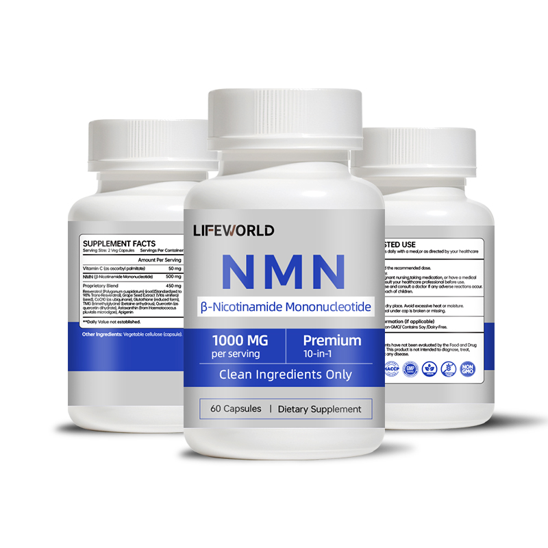 NMN 1000mg Capsules 10 In 1 Supplement OEM ODM