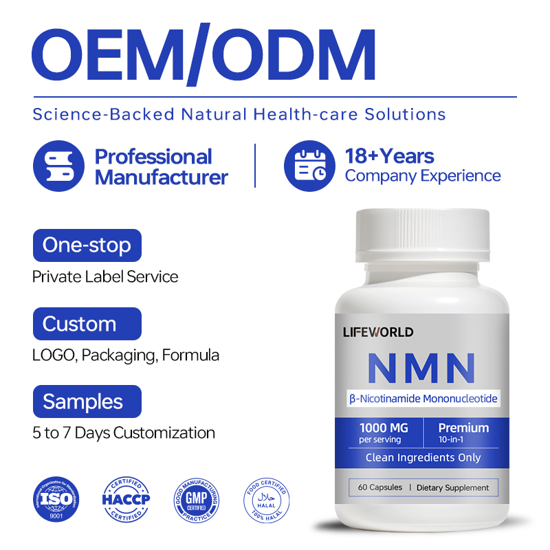 NMN 1000mg Capsules 10 In 1 Supplement OEM ODM - Image 4