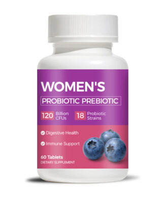 Women's Probiotic Tablets With Prebiotics 120 Billion CFU