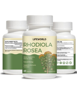Rhodiola Rosea Capsules for Daily Wellness Our Rhodiola Rosea Capsules feature a botanical ingredient commonly used in herbal supplement formulations. Designed for supplement brands, importers, distributors, and wholesalers, this product offers a convenient capsule format for daily wellness product portfolios. Depending on the verified formulation and applicable market requirements, the product may be positioned around daily stress support, energy, and general wellness. The plant part, extract ratio, standardization, ingredient amount, and serving size should be confirmed against the approved product specification. We offer OEM and ODM support for B2B customers, including product specification review, private label development, customized label artwork, and packaging options. Product Highlights Rhodiola rosea botanical supplement Convenient capsule dosage form Suitable for herbal wellness product portfolios Private label and customized packaging options OEM and ODM product development support Product specifications and available quality documents upon request Contact our team to discuss ingredient specifications, target-market requirements, packaging preferences, and order quantity.
