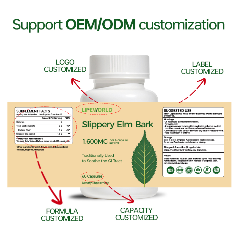Slippery Elm Bark Herbal Capsules 1600mg Discover Slippery Elm Bark Herbal Capsules, a botanical supplement designed for adult wellness product ranges. This formula features slippery elm bark in a convenient capsule format, making it suitable for supplement brands exploring plant-based wellness products.