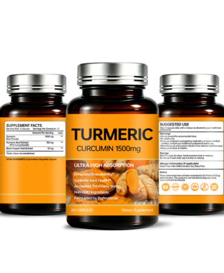 Turmeric Curcumin 1500mg Capsules | Private Label OEM ODM